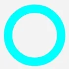 turquoise circle