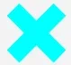 turquoise x